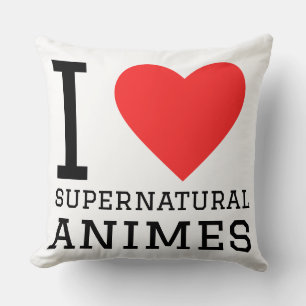 I love supernatural animes cushion