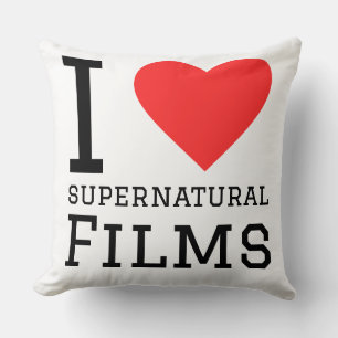 I love supernatural films cushion