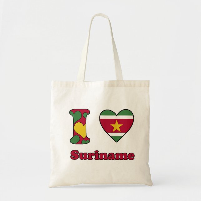 I love Suriname Tote Bag (Front)