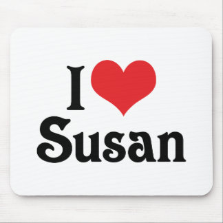 I Love Susan Mouse Pad