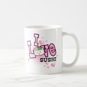 I love sushi coffee mug