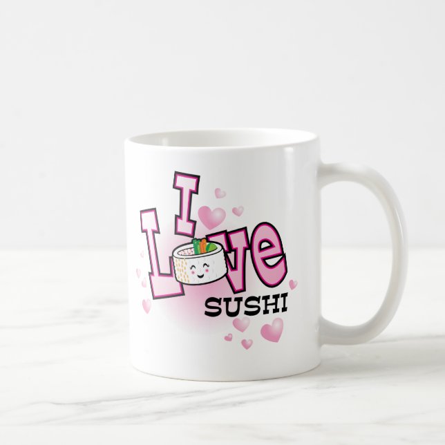 I love sushi coffee mug (Right)