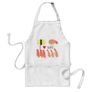 I love Sushi Standard Apron
