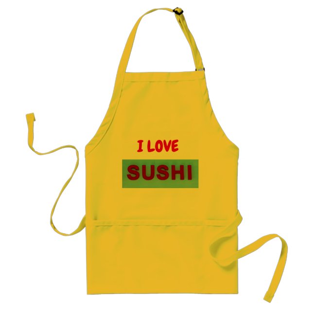 I love Sushi Standard Apron (Front)