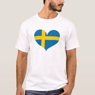 I Love Sweden Flag T-Shirt