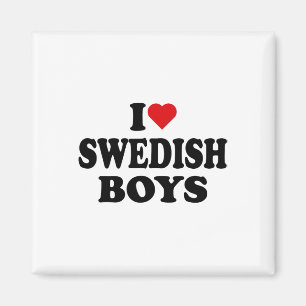 I Love Swedish Boys I Heart Swedish Boys Magnet