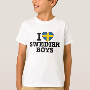 I Love Swedish Boys T-Shirt