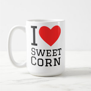 I love sweet corn coffee mug