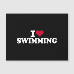 I love swimming