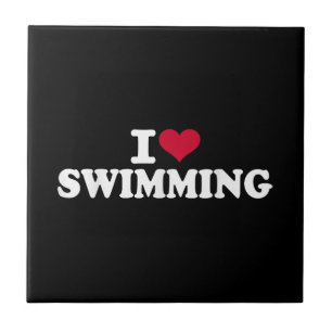 I love swimming ceramic tile