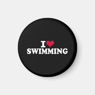 I love swimming magnet