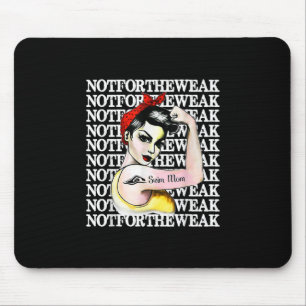 I Love Swimming - Swim Mum Not Weak Design Mouse Pad
