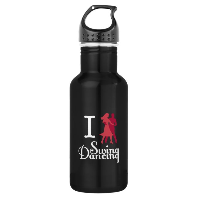 I Love Swing Dancing 532 Ml Water Bottle (Front)