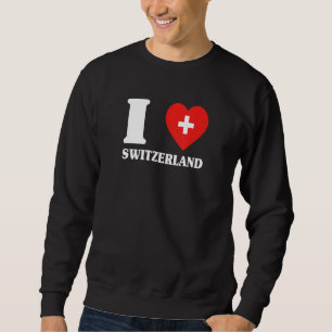 I Love Switzerland for Switzerland  I love Sweatshirt
