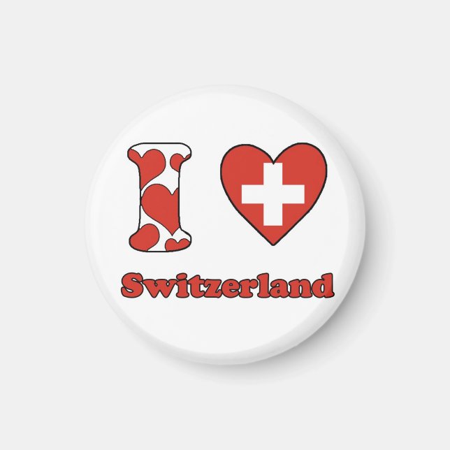 I love Switzerland Magnet (Front)