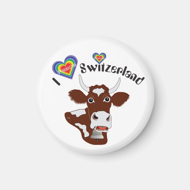 I love Switzerland Magnet (Front)