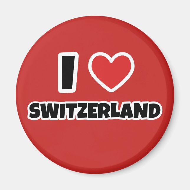 I love Switzerland Magnet (Front)