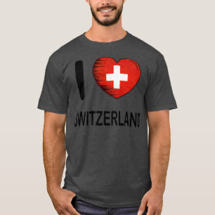 I Love Switzerland My Home My Country 11 T-Shirt