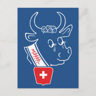 I love Switzerland Postkarte Postcard