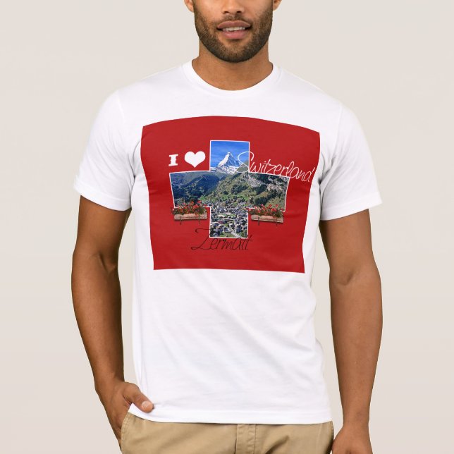 I love Switzerland T-Shirt (Front)