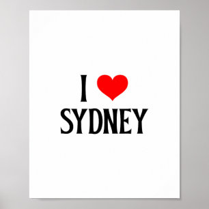 I Love Sydney I Heart Sydney Australia Oz Travel S Poster