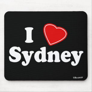 I Love Sydney Mouse Pad