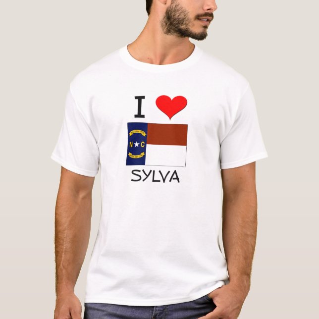 I Love Sylva North Carolina T-Shirt (Front)