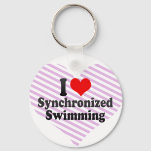 I love Synchronised Swimming Key Ring