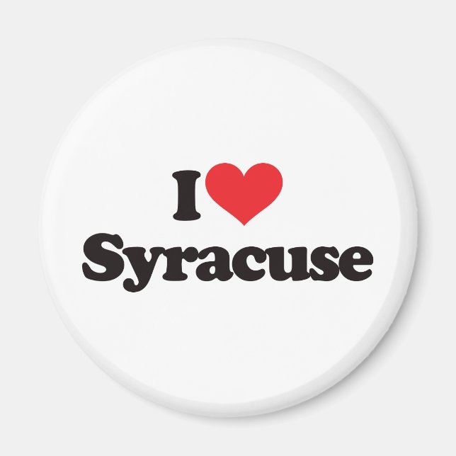 I Love Syracuse Magnet (Front)