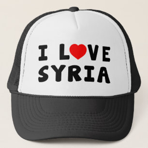 I Love Syria Trucker Hat
