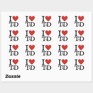 I ❤️ Love T&D - Training & Development STICKER