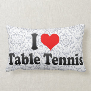 I love Table Tennis Lumbar Cushion