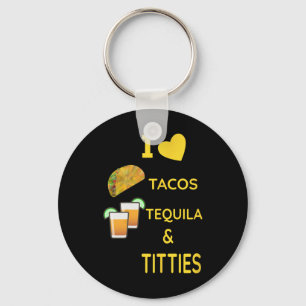 I Love Tacos Cinco De Mayo Key Ring
