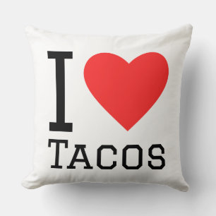 I love tacos cushion
