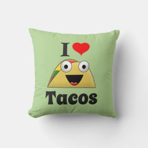 I Love Tacos Cushion