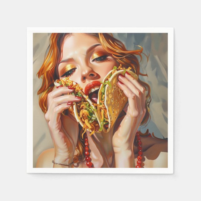 I Love Tacos Napkin (Front)