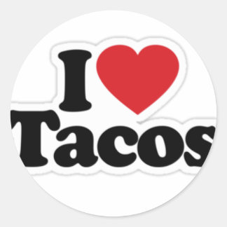 I Love Tacos Sticker