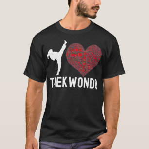 I Love Taekwondo Black Belt Gifts Pullover