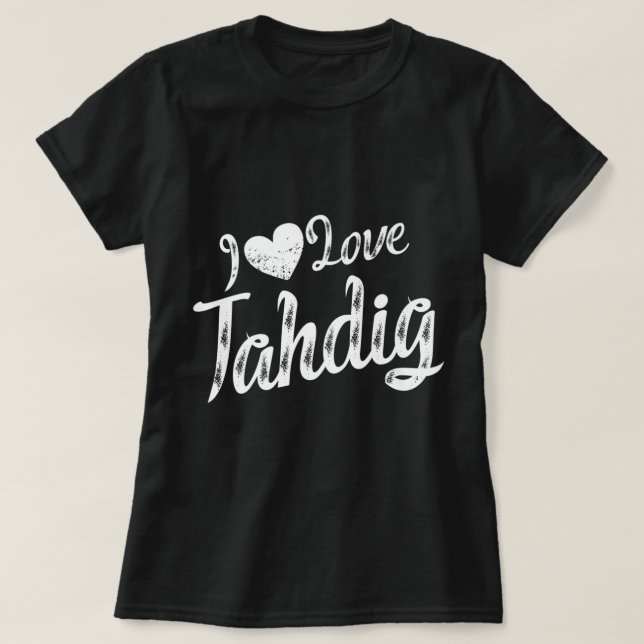 I Love Tahdig   Persian Food Iran Iranian Gift T-Shirt (Design Front)