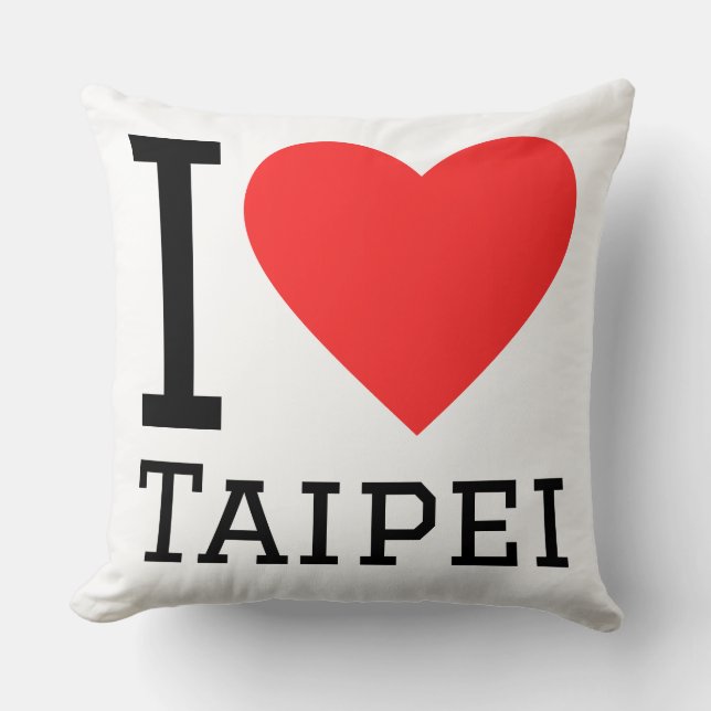 I love Taipei  Cushion (Front)