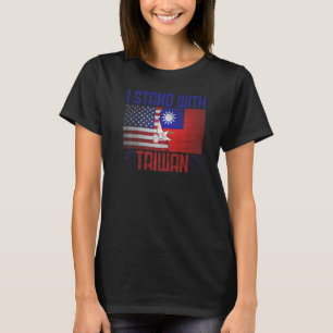 I Love Taiwan Flag Taiwanese Pride I Stand With Ta T-Shirt