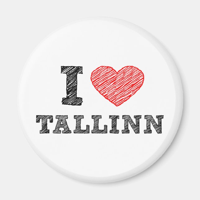 I love Talinn Magnet (Front)