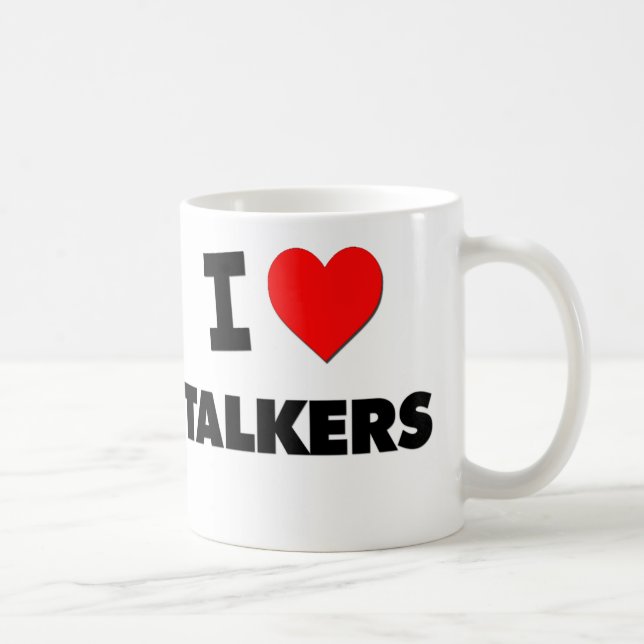 I love Talkers Coffee Mug (Right)