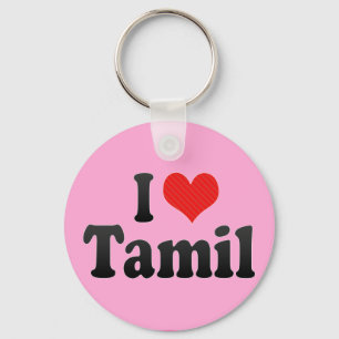 I Love Tamil Key Ring