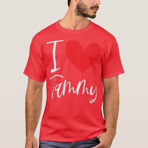 I Love Tammy Name Personalised Girl Woman Bff Frie T-Shirt