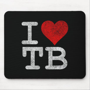 I Love Tampa Bay I Heart Tb Florida Football Mouse Pad