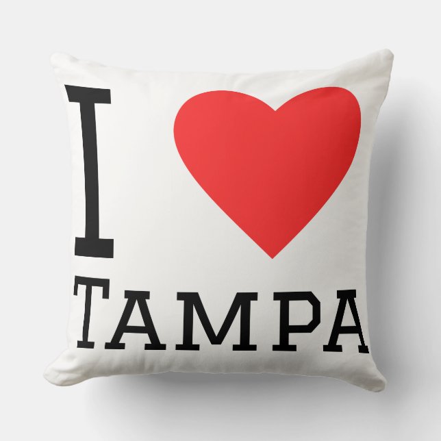 I love tampa  cushion (Front)