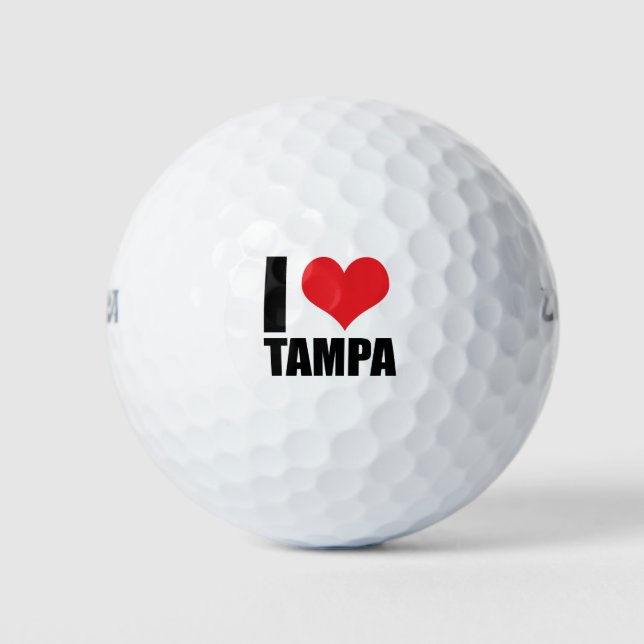 I love Tampa Golf Balls (Front)