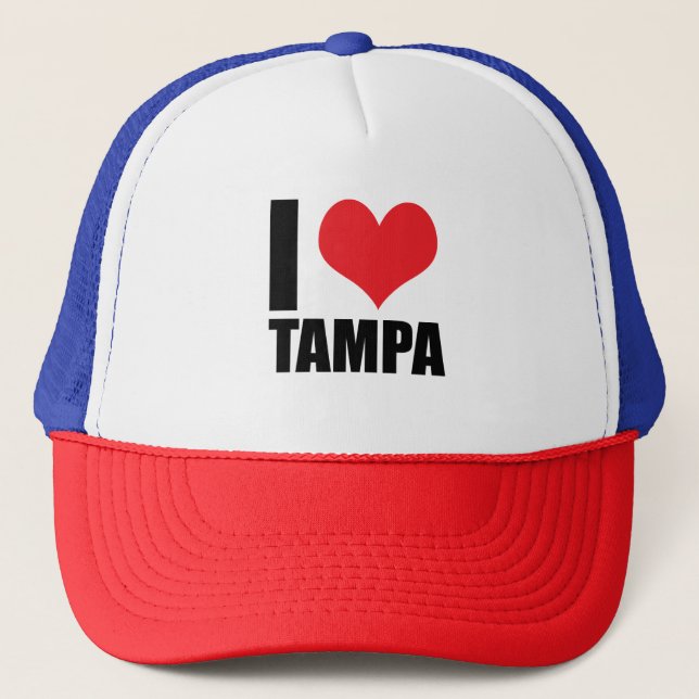 I love Tampa Trucker Hat (Front)