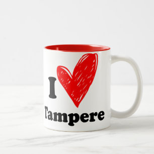 I love Tampere Two-Tone Coffee Mug